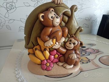 scimmiette su palma Thun 