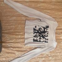 maglietta a maniche lunghe con stampa