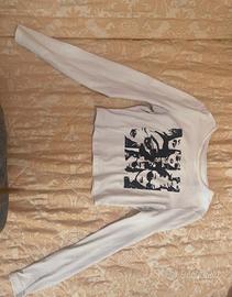 maglietta a maniche lunghe con stampa