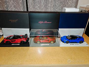 Alfa Romeo 33 Maserati MC20 Mclaren Senna 1:18 BBR