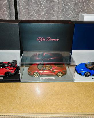 Alfa Romeo 33 Maserati MC20 Mclaren Senna 1:18 BBR