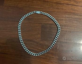 Collana cubana Uomo Acciaio Inossidabile