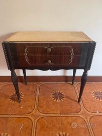 2 Comodini Vintage Anni 50/60 Mid-Century-Art Déco