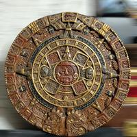 Calendario Azteco in Terracotta Messicano