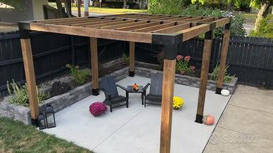 kit staffe per realizzazione pegolati in legno