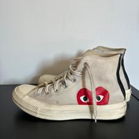 Scarpe converse x comme des garcons
