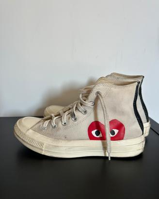 Scarpe converse x comme des garcons