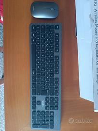 tastiera e mouse Teklio wireless 