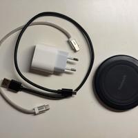 Caricabatterie Wireless + accessori