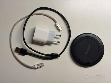 Caricabatterie Wireless + accessori