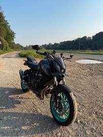 Yamaha MT-07 Pure 2023 - A2 35kW - Cyan Storm