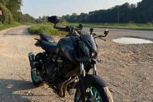 Yamaha MT-07 Pure 2023 - A2 35kW - Cyan Storm