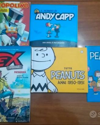 Tex, Topolino, Peanuts, Andy Capp