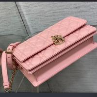 Christian Dior Lady Dior Chain Handbag Pink