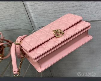 Christian Dior Lady Dior Chain Handbag Pink
