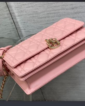 Christian Dior Lady Dior Chain Handbag Pink