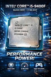 Processore Intel Core i5-9400F + Dissipatore