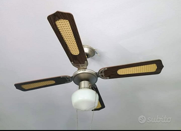 LAMPADARIO LUCE CON VENTOLA