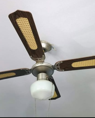 LAMPADARIO LUCE CON VENTOLA