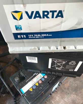 batteria varta 74 ah buone condizioni