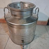 Contenitore in acciaio 20 litri per alimenti