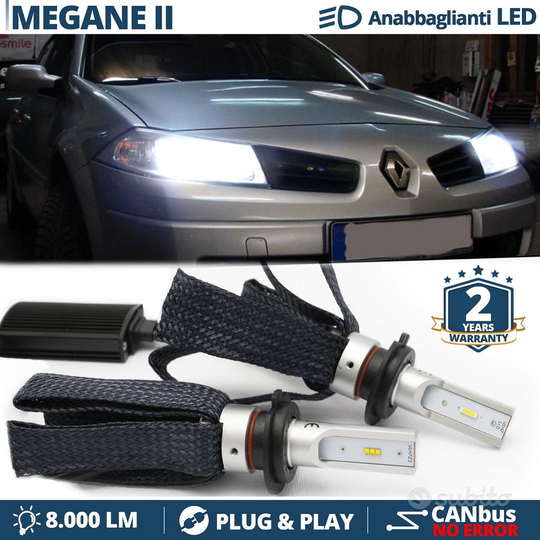 Led Interni Abitacolo RENAULT MEGANE II Canbus 6000K Luce Bianca