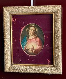 Antica cornice con riproduzione pittorica 1953