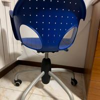 Sedia da scrivania rotelle e leva alza abbassa