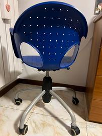 Sedia da scrivania rotelle e leva alza abbassa