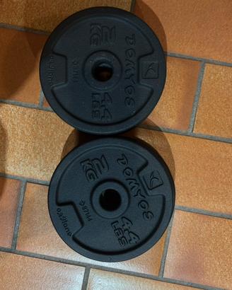 Manubri e dischi 1kg e 2kg