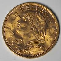 Marengo 20 franchi svizzeri moneta d'oro