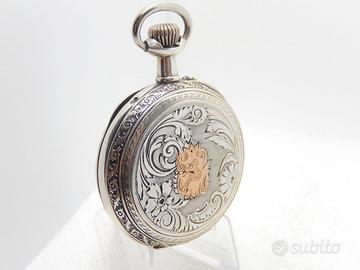 Antico orologio da tasca in Argento primi del 900