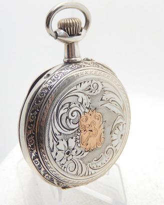 Antico orologio da tasca in Argento primi del 900
