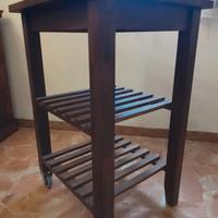 carrello o mobile in legno 50x90