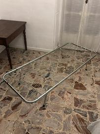 Rete letto singolo a molle + materasso