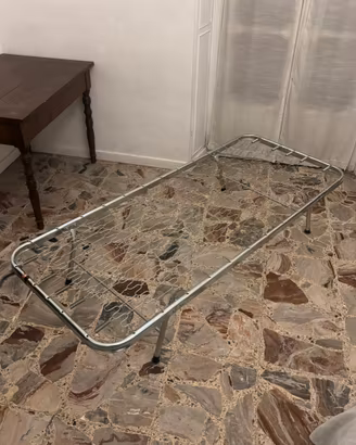 Rete letto singolo a molle + materasso