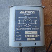 Trasformatore audio Fitre 600/600 ohm