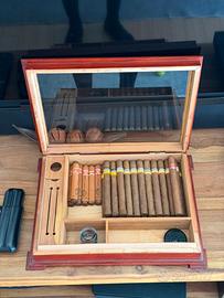 Humidor con sigari