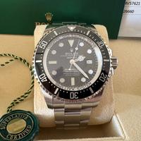 Rolex Deepsea acciaio nero ref 126660 full set