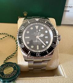 Rolex Deepsea acciaio nero ref 126660 full set