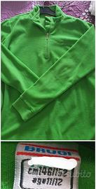 PILE INVERNALE BRUGI Colore verde 11/12 anni