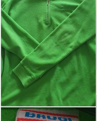 PILE INVERNALE BRUGI Colore verde 11/12 anni