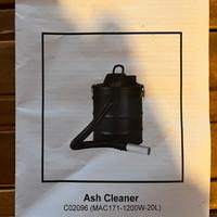 Aspiracenere Bakaji 1200W 20L – Nuovo imballato