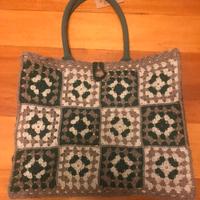 Borsa 100% Juta rivestita a mano