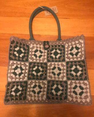 Borsa 100% Juta rivestita a mano