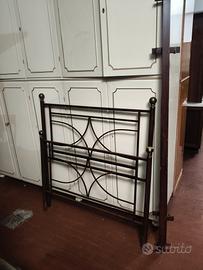 letto in ferro battuto da una piazza e mezza 