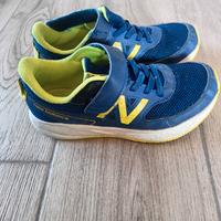 scarpe New balance blu e gialle