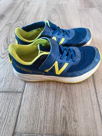 scarpe New balance blu e gialle