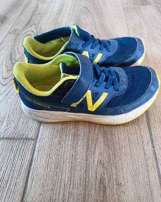 scarpe New balance blu e gialle