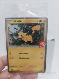 Carta Pokémon Pikachu Esclusiva Lucca Comix 2026 - Collezionismo In ...